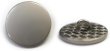 画像1: メタルボタン フラット 【シルバー ツヤなし】 銀 ビジュー 飾り 縫製 袖口 10個入り 【18mm】 ボタンマート B-304 (1)