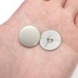 画像6: メタルボタン フラット 【シルバー ツヤなし】 銀 ビジュー 飾り 縫製 袖口 10個入り 【20mm】 ボタンマート B-305 (6)