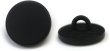 画像1: メタルボタン フラット 【ブラック ツヤなし】 黒 ビジュー 飾り 縫製 袖口 20個入り 【11.5mm】 ボタンマート B-307 (1)