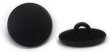 画像1: メタルボタン フラット 【ブラック ツヤなし】 黒 ビジュー 飾り 縫製 袖口 15個入り 【15mm】 ボタンマート B-309 (1)