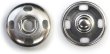 画像1: スナップボタン シルバー 17mm 10組入り 縫い付けタイプ 打ち具不要 銀 ボタン ボタンマート B-326 (1)