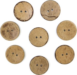 ラフィア　ナチュラル　モダン　ココナッツ　ボタン　ナチュラル　クッション ココナッツボタン 二つ穴ボタン ナチュラル シャツボタン ウッド