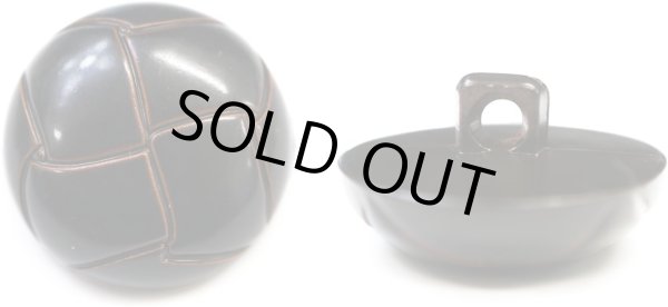 画像1: 革調ボタン レザー調 【ブラック】 スーツ コート ジャケット ブレザー フロント 袖口 8個入り 【25mm】 ボタンマート B-475 (1)