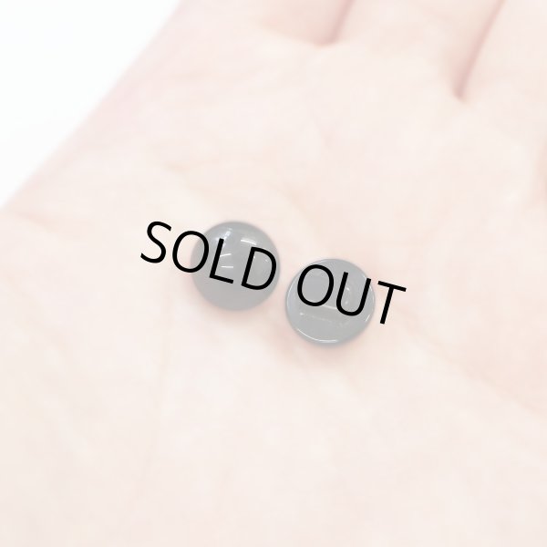 画像5: 黒ボタン 足つき【ブラック ツヤあり】キノコ型 シャツ カラーボタン シンプル ボタン 目玉ボタン 手芸 20個入り【10mm】ボタンマート B-552 (5)