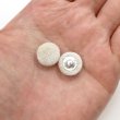画像6: ベロアボタン 【ベージュ】 くるみボタン ボタン 飾りボタン つつみボタン 12個入り 【12.5mm】 ボタンマート B-633 (6)