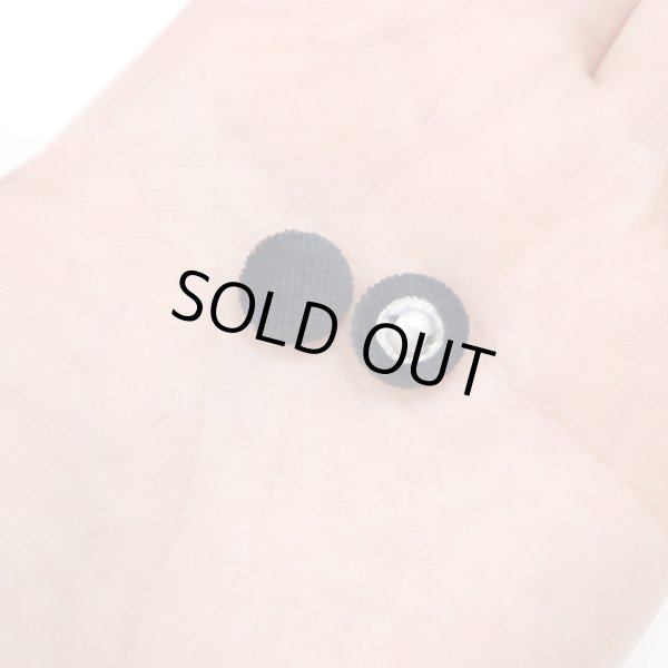 画像6: ベロアボタン 【ブラック】 黒 くるみボタン ボタン 飾りボタン つつみボタン 15個入り 【10mm】 ボタンマート B-653 (6)