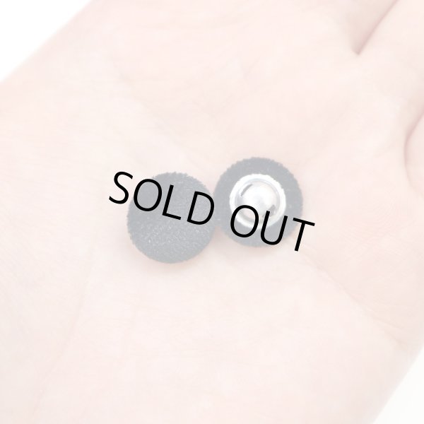 画像6: ベロアボタン 【ブラック】 黒 くるみボタン ボタン 飾りボタン つつみボタン 12個入り 【12.5mm】 ボタンマート B-654 (6)