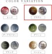 画像3: グラデーション 四つ穴ボタン 【ブラウン】 茶色 ボタン スーツボタン コートボタン カラーボタン 15個入り 【15mm】 ボタンマート B-677 (3)