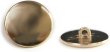 画像1: メタルボタン フラット 【ゴールド 鏡面仕上げ】 金 ビジュー 飾り 縫製 袖口 8個入り 【23mm】 ボタンマート B-774 (1)
