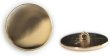 画像1: メタルボタン フラット 【ゴールド 鏡面仕上げ】 金 ビジュー 飾り 縫製 袖口 6個入り 【28mm】 ボタンマート B-776 (1)