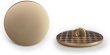 画像1: メタルボタン フラット 【ゴールド ツヤなし】 金 ビジュー 飾り 縫製 袖口 8個入り 【23mm】 ボタンマート B-777 (1)