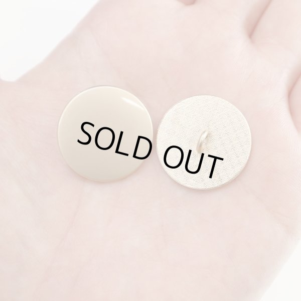 画像6: メタルボタン フラット 【ゴールド ツヤなし】 金 ビジュー 飾り 縫製 袖口 8個入り 【23mm】 ボタンマート B-777 (6)