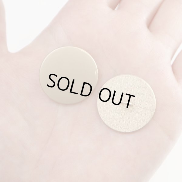 画像6: メタルボタン フラット 【ゴールド ツヤなし】 金 ビジュー 飾り 縫製 袖口 6個入り 【25mm】 ボタンマート B-778 (6)